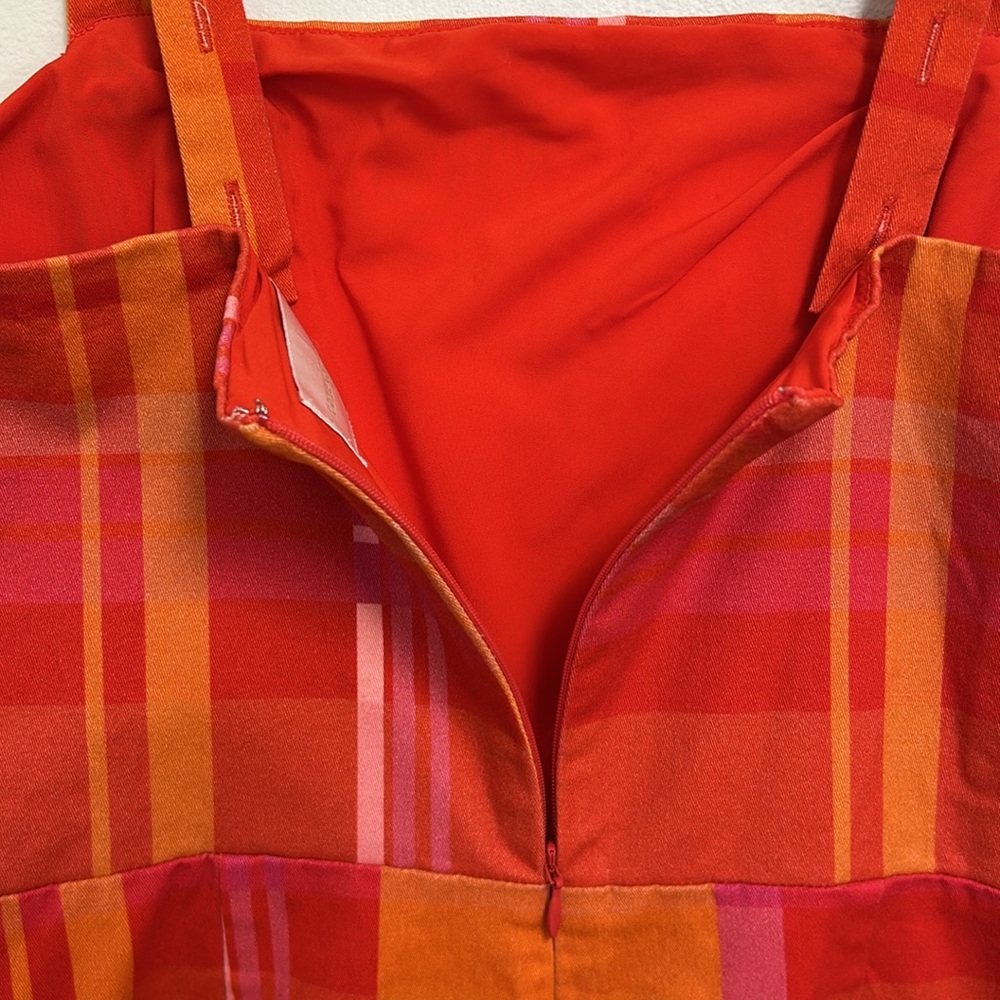Anthropologie Corey Lynn Calter Ayla Wide Leg Women’s Size M Red Orange Jumpsuit - Picture 6 of 16